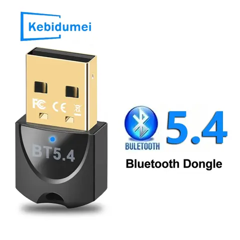 무선 USB 블루투스 5.4 동글 어댑터, 무선 마우스 키보드, 음악 오디오 리시버, PC 노트북 드라이버 무료 USB 전송