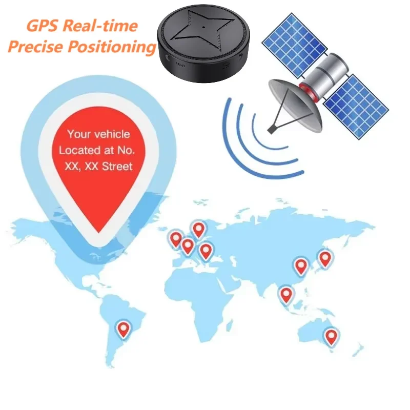 محمول GPS محدد المواقع الشخصي تتبع تحديد المواقع بدقة 5-10 متر جذب مغناطيسي قوي أجهزة إنذار متعددة دعم 2G/3G/4G SIM