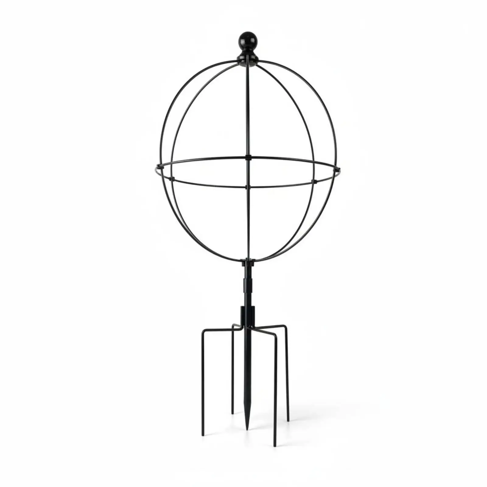 Spherical Trellis Powder-Coated Globe Trellis Dark Tomato Cage