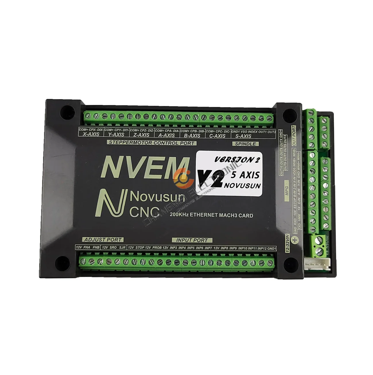 

MACH3 NVEM V5 300K Upgrade CNC Motion Controller 3/4/5/6Axis Ethernet Slave Funct for Stepper Servo Motor For Engraving Machines