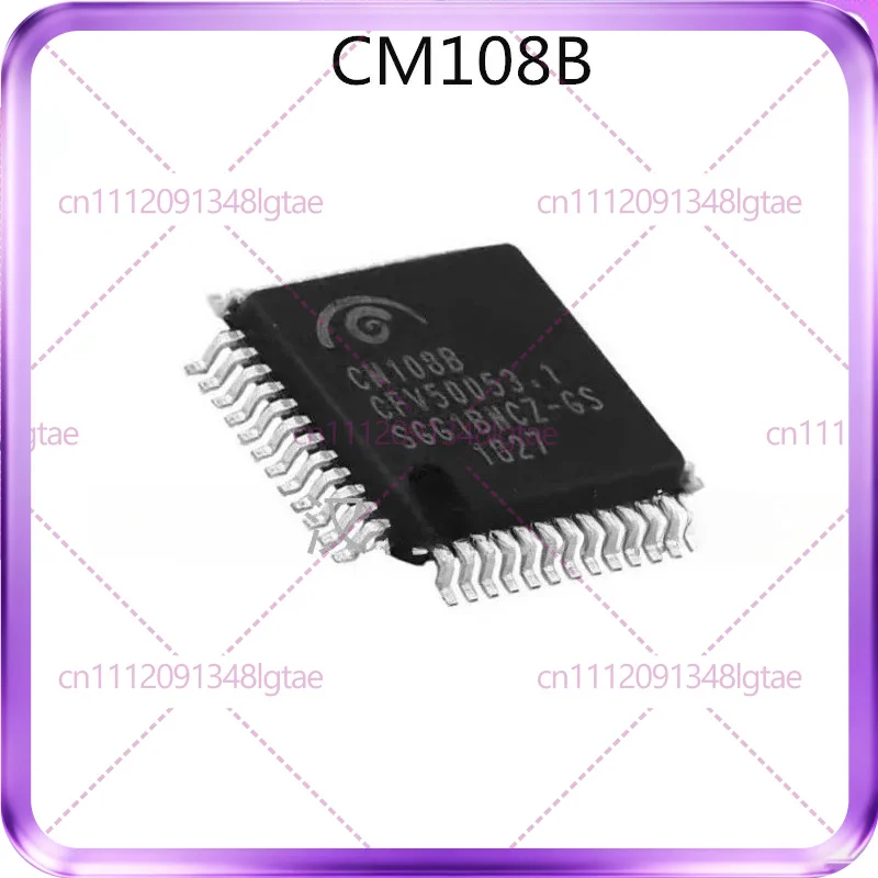 10pcs New original CM108 CM108AH CM108B LQFP48USB sound card decoding chip, patch IC