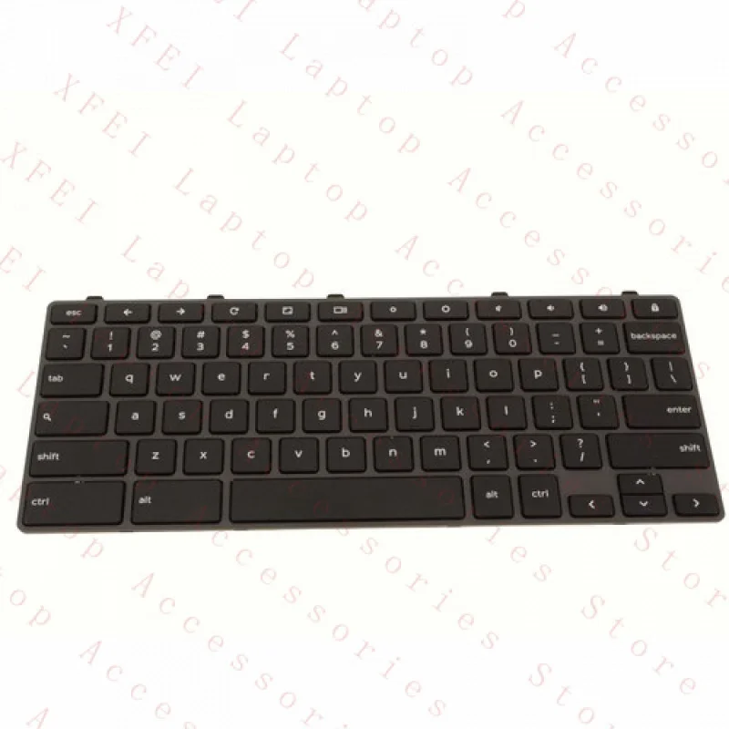 

F 0H06WJ FOR DELL Chromebook 11 5190 2-in-1 Laptop Keyboard with Lock Keyboard
