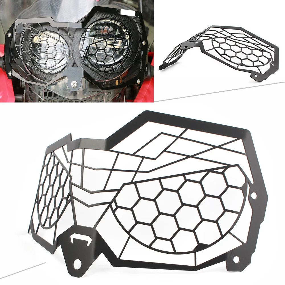 Stainless Steel Motorcycle Front Head Light Lamp Protector Grille Guard Headlight Covert For Honda CRF250 Rally 2017 2018 2019