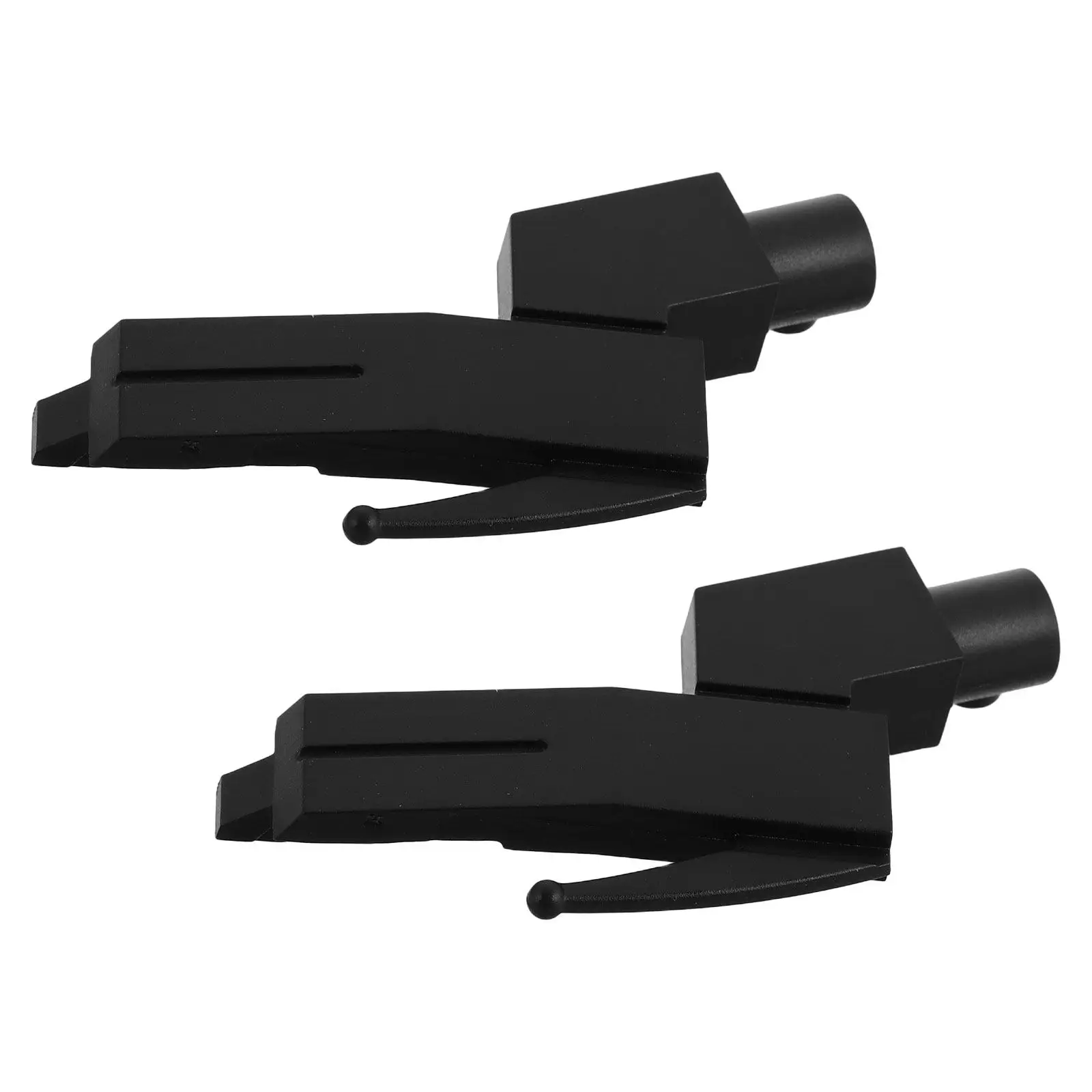 2Pcs Universal Stylus Holder Black Vinyl Record Player Accessory Plastic Cartridge Mount Bracket Tonearm Headshell Support Red