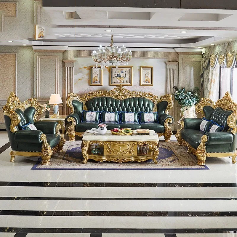 

Recliner Luxury Living Room Sofas Family Leather Design Elegant Sofas European Style Muebles Para El Hogar House Accessories