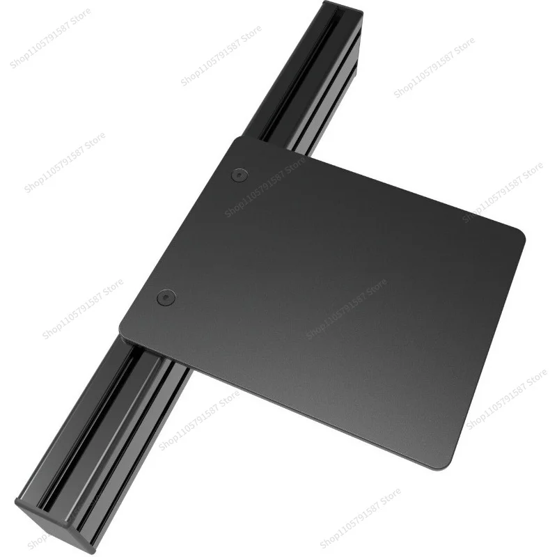 For Mouse Tray, Game Accessories Mouse Pad Cup Holder 5mm Thick Aluminum Plate, Anodized Black