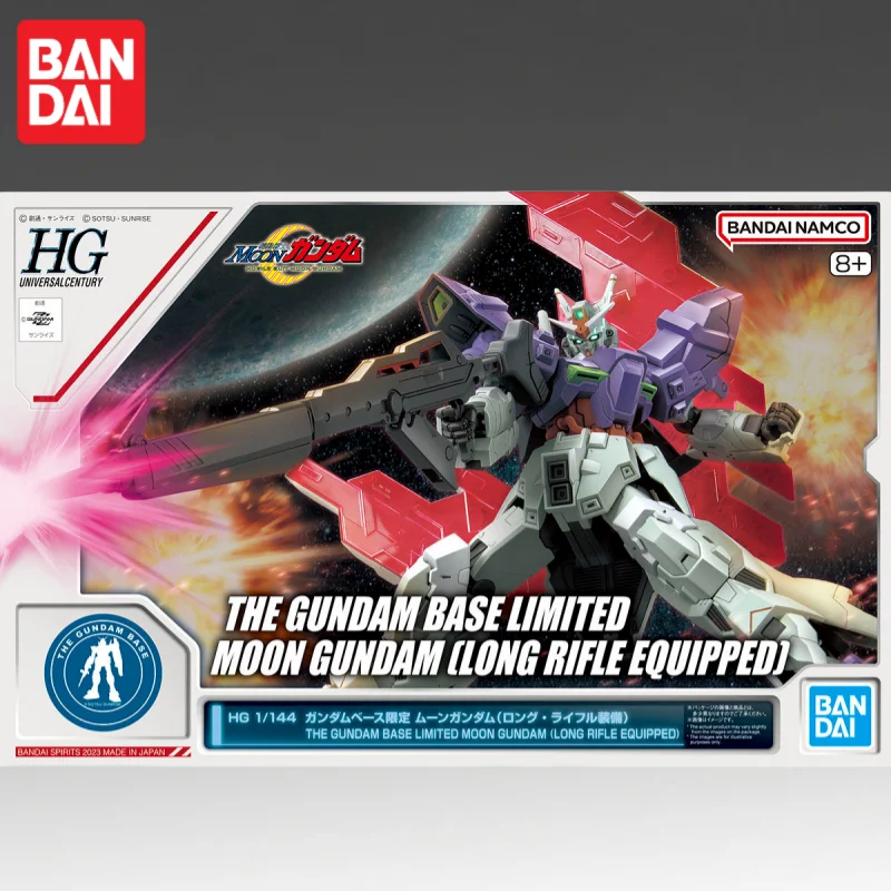 

В наличии: Оригинальная фигурка Bandai HGUC 1/144 HG-Gundam Moon Gundam, новая, в коробке, модель аниме-персонажа, игрушка.