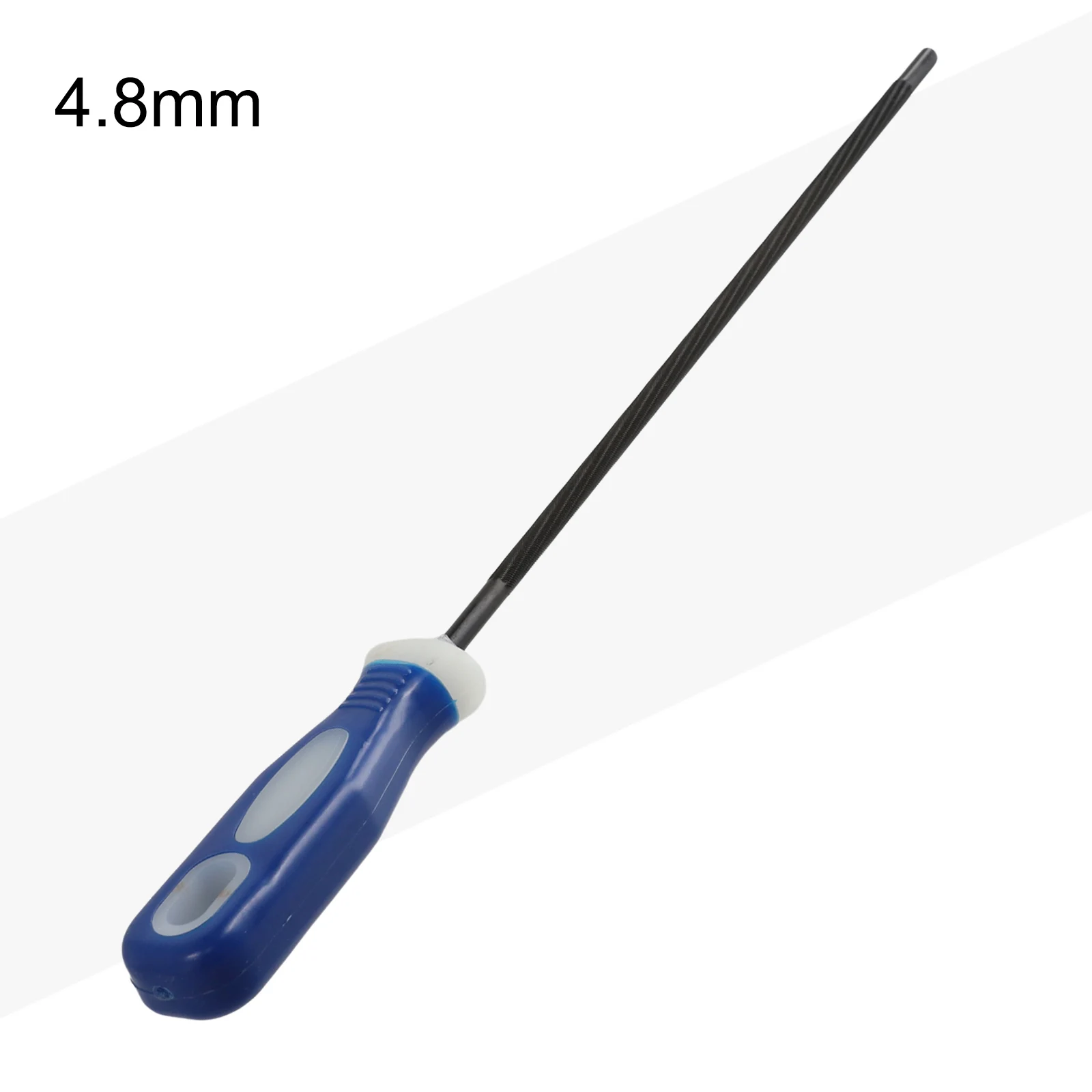 1/3 Pcs Chainsaw Round File Tool For Outdoor Chain Repair Compatible With 3/8 0.325 And 0.404 Pitch Chains 4.0mm 4.8mm 5.5mm