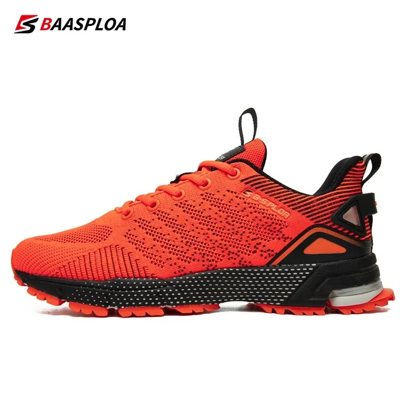 Baasploa Men Sport Shoes Breathable Sport Shoes Men High Quality Lightweight Professional Sneakers Male Non-Slip Outdoor