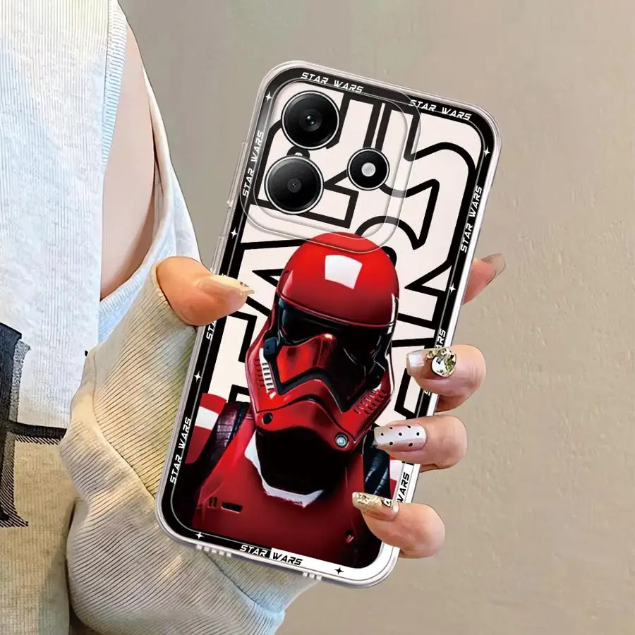 Custodia morbida per telefono per Redmi Note 11S 13C 9S 14C 9 10 11 Pro 12S 12 13 14 Pro Plus A4 10Lite 10S S-Stars Wars Hero
