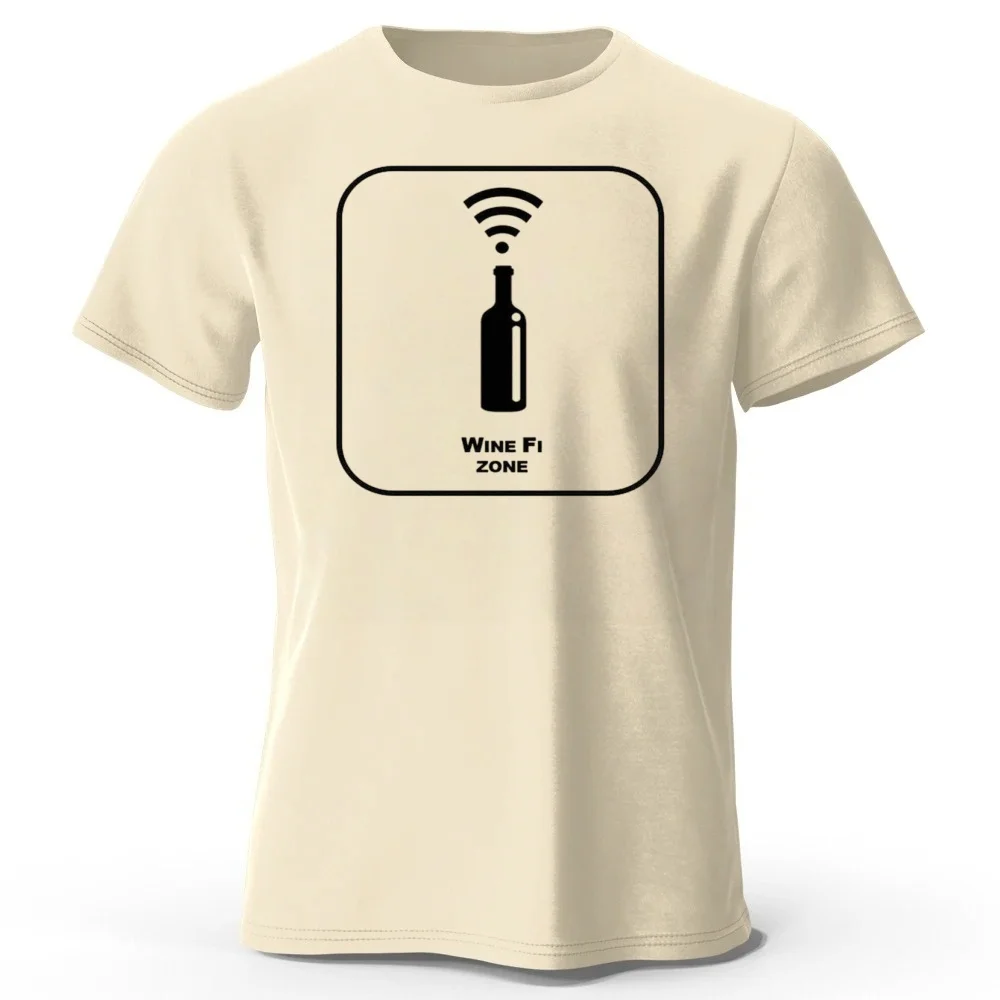 Wine Signal Kreatives, hochwertiges, kurzärmliges Herren-T-Shirt aus Baumwolle, locker, groß, bequem, atmungsaktiv, Sport-T-Shirt, Street-Casual-Oberteil