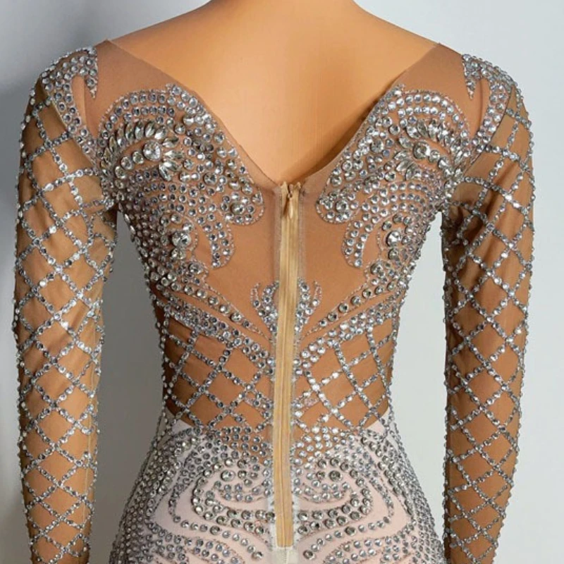 의상 찐빵 스팽글 슬림 허리 미니 연회 생일 파티 기념일 여성 이브닝 드레스 행사용