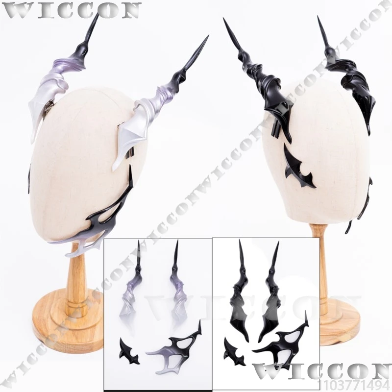 Sylus Dragon Horn Scale Game Love and Deepspace Cosplay Longjiao QinChe Black Dgragon Abyssal Splendor Men Holloween Customized