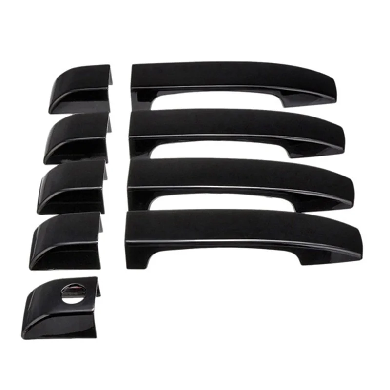 

M93K-Bright Black Car Door Handle Covers Exterior Door Handles Trim Accessories For Land Rover Range L322 2002-2012