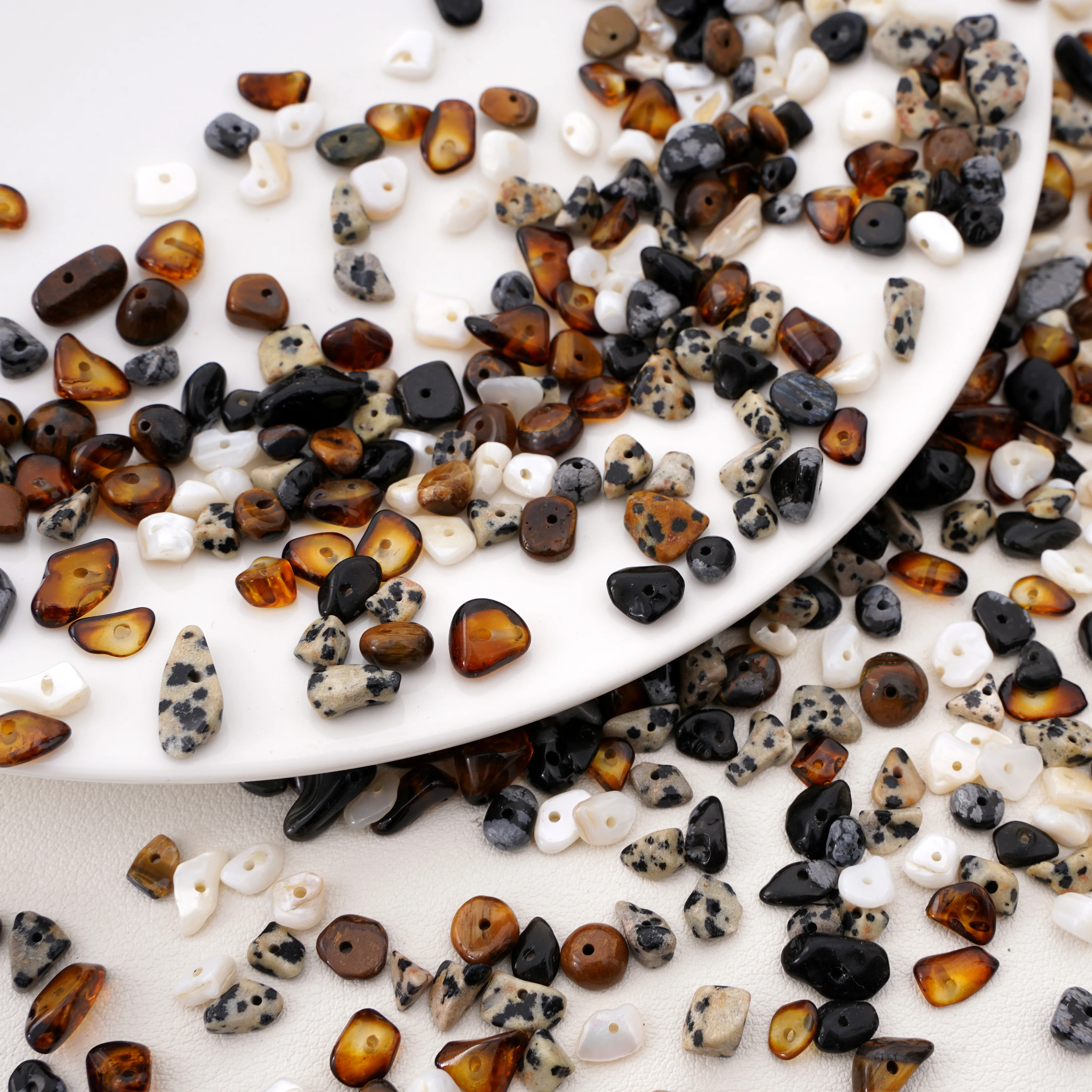 5-8mm Natural Chips Stone Beads Irregular Gravel Crystal Quartz Beads For Jewelry Making DIY Bracelet Necklace Accessories