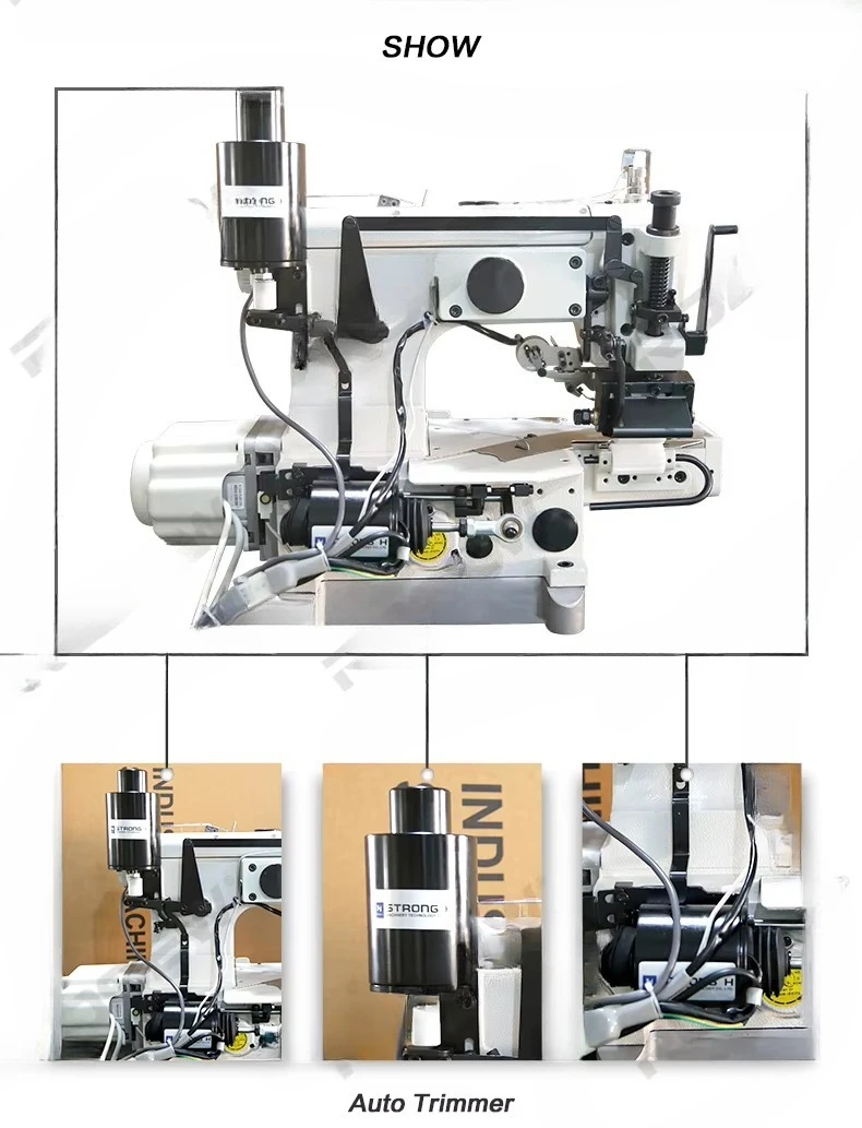GC664-01CB/EUT/DD/RP Cylinder Bed Direct Drive Motor General Plain Seaming T-shirt Hem Cuff Interlock Sewing Machine