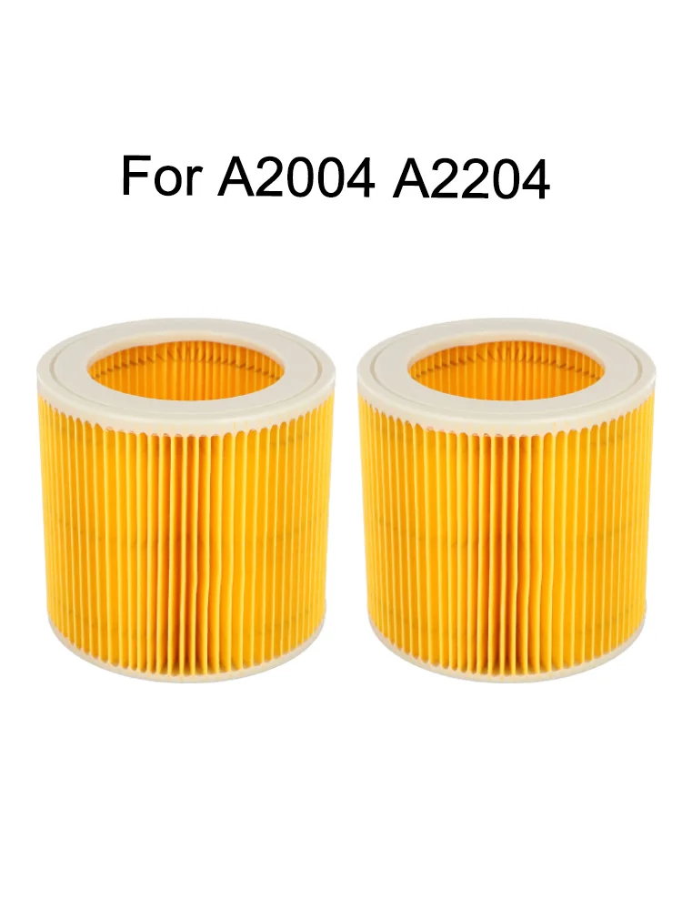 1/2pcs Filter For Karcher A2004 A2054 A2204 WD3 Vacuum Cleaners Parts Accessories Efficient Filtration Household Cleaning Tools