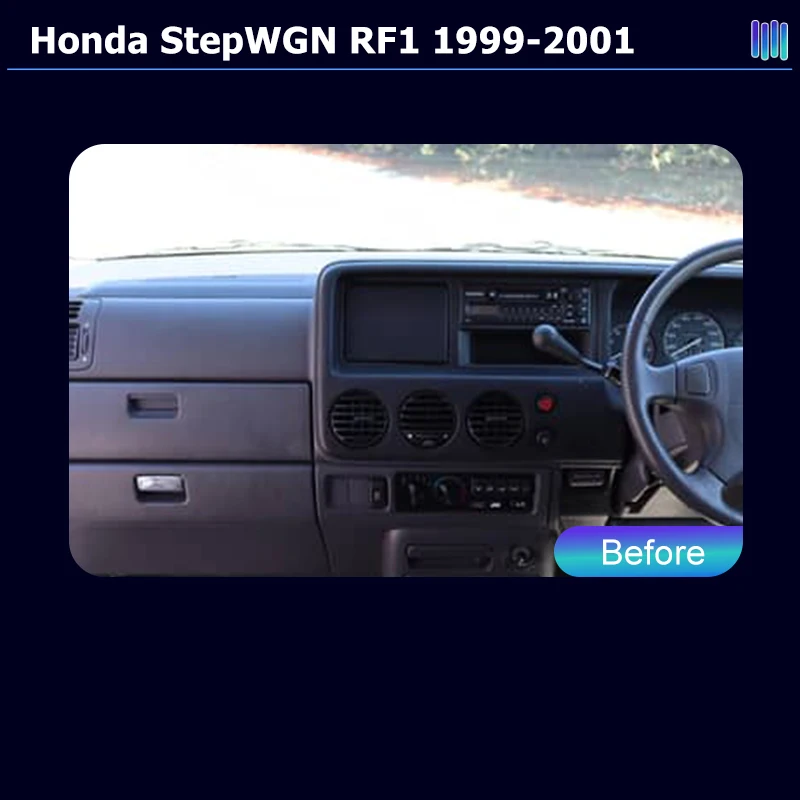 AI VOICE roadivox Android car radio for Honda StepWGN RF1 1999-2001 GPS Navigation video Multimedia Player tape recorder