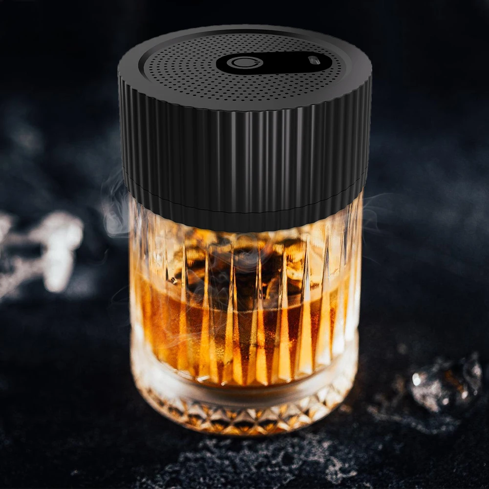 

Electric Whiskey Smoker Kit Electric Smoking Kit Rechargeable Drink Smoker Infuser Kit Cocktail Smoker Kit for Men Dad Husband