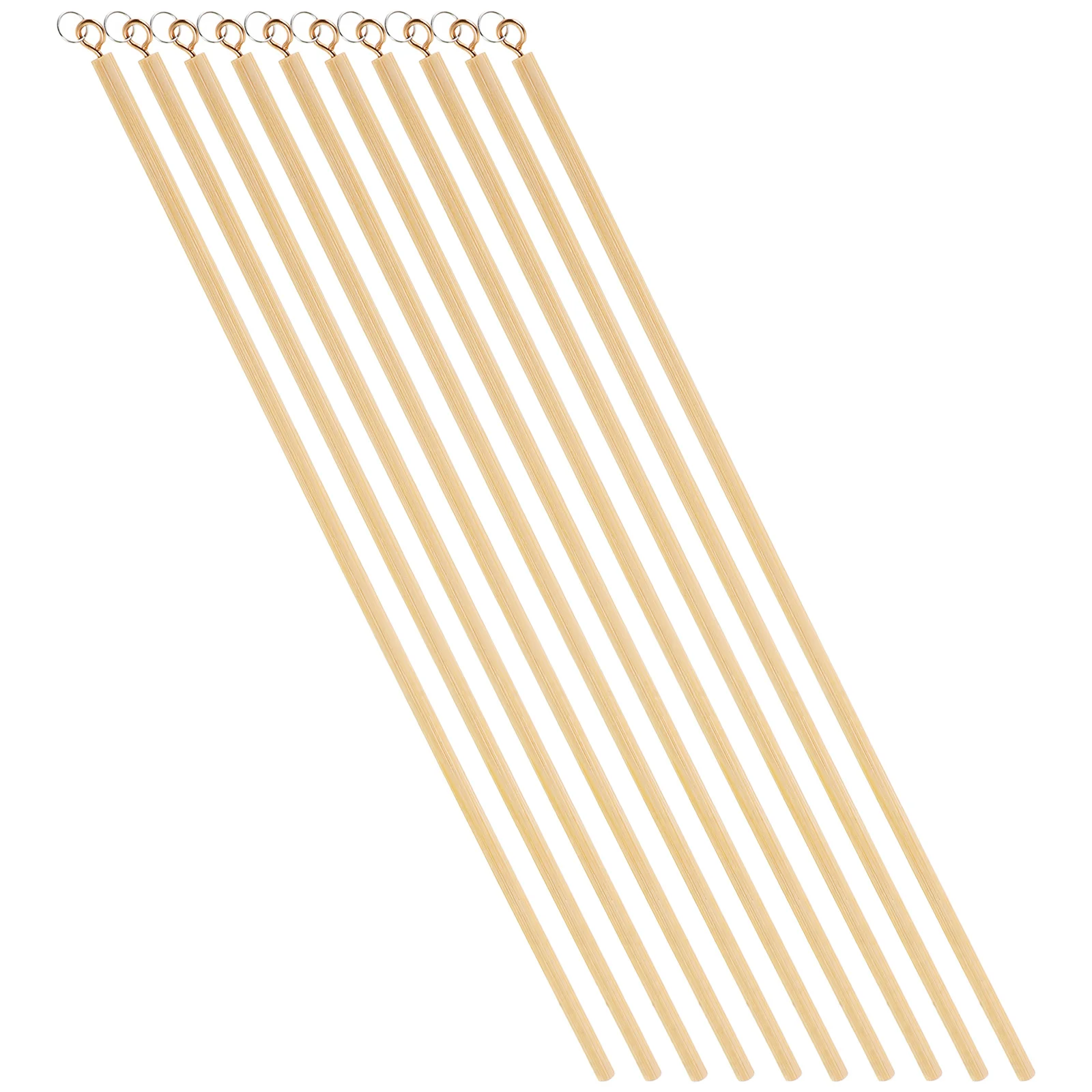 10 stuks houten schaduwpoppen controlestang armstok duurzaam marionethandvat voor schaduwprestaties armcontrolestang