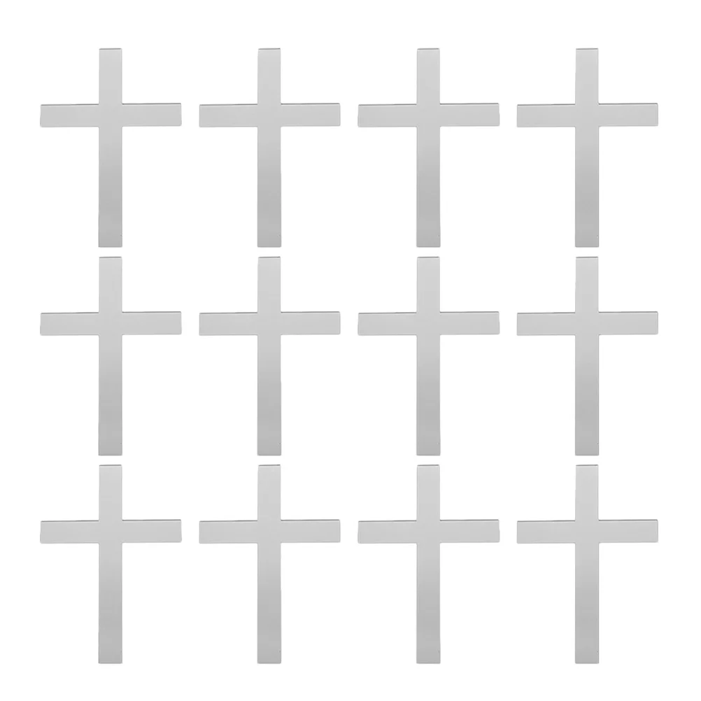 

20Pcs Cross Cake Decorations Acrylic Cross Cupcake Toppers for Holy Communions Baptism Birthday Party Cake Inserts Decorative