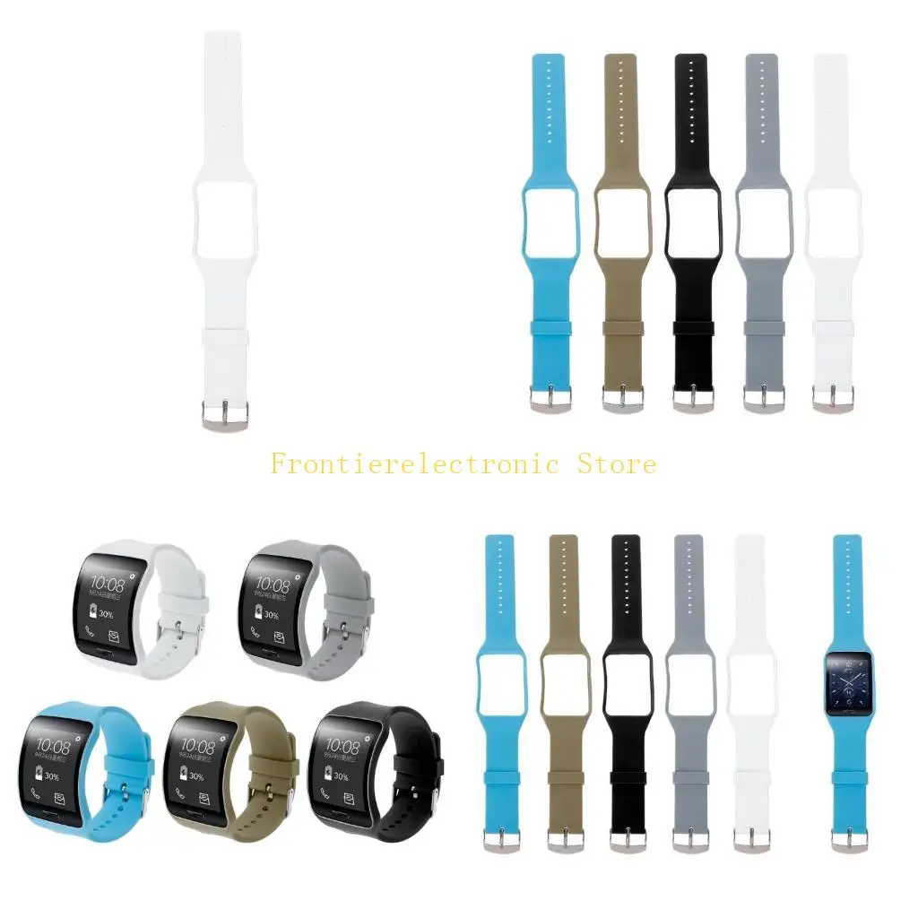 G8DB Силиконовая запястья замена ремешка для Gear S SM-R750 для W G8DB Силиконовая запястья замена ремешка для Gear S SM-R750 для W