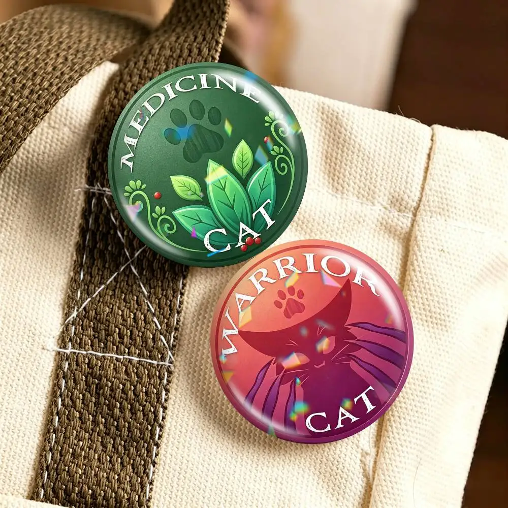 Novel W-Warrior Cats Book  25mm 32mm 44mm 58mm 75mm Brooches Badges Pins for Accessories Gift