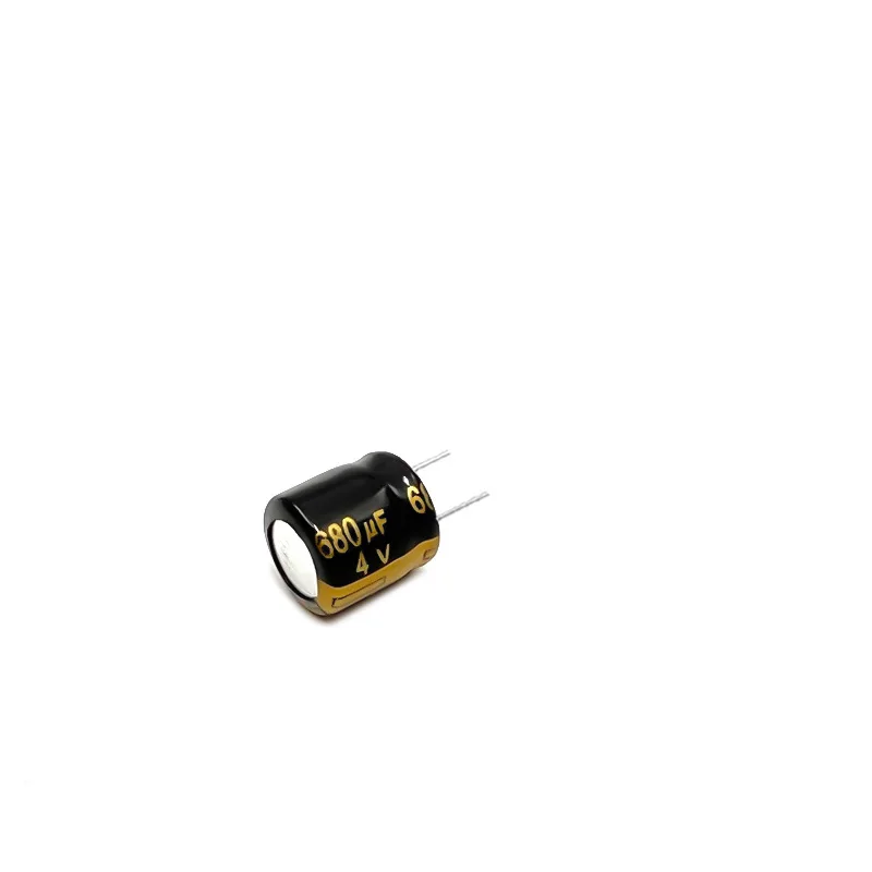 35pcs 4V 680uF Electrolytic Capacitor High Frequency Low ESR Long Life Green Gold 8x7mm for Power Supply