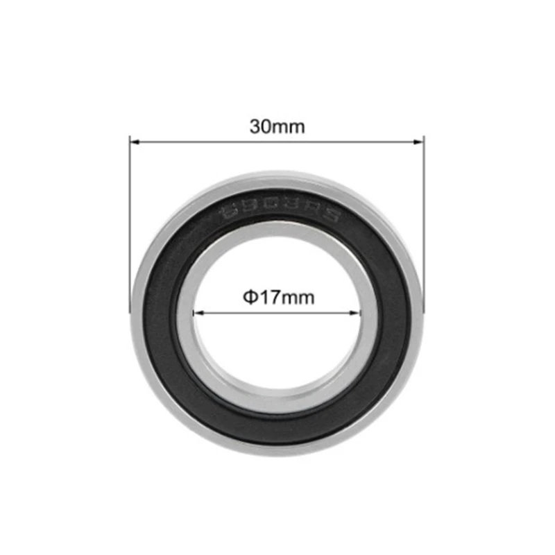 薄手のボールベアリング,6903 2rs,ABEC-1,17x30x7mm,6903-2rs,61903ベアリング,40個