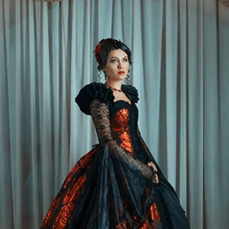 Yolev Tiara fascinadora de renda de malha vintage – casamento de noiva/velo para festas de chá e eventos de coquetel (preto)