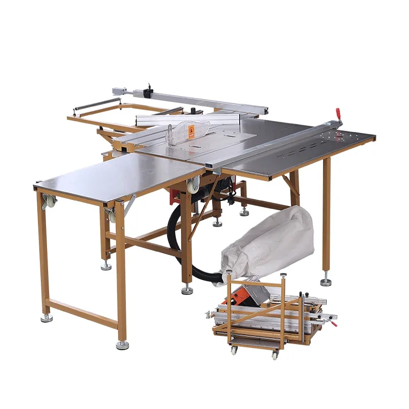 

Multifunctional Folding Woodworking Portable mini sliding table panel saw 45-90 degrees Cutting machine