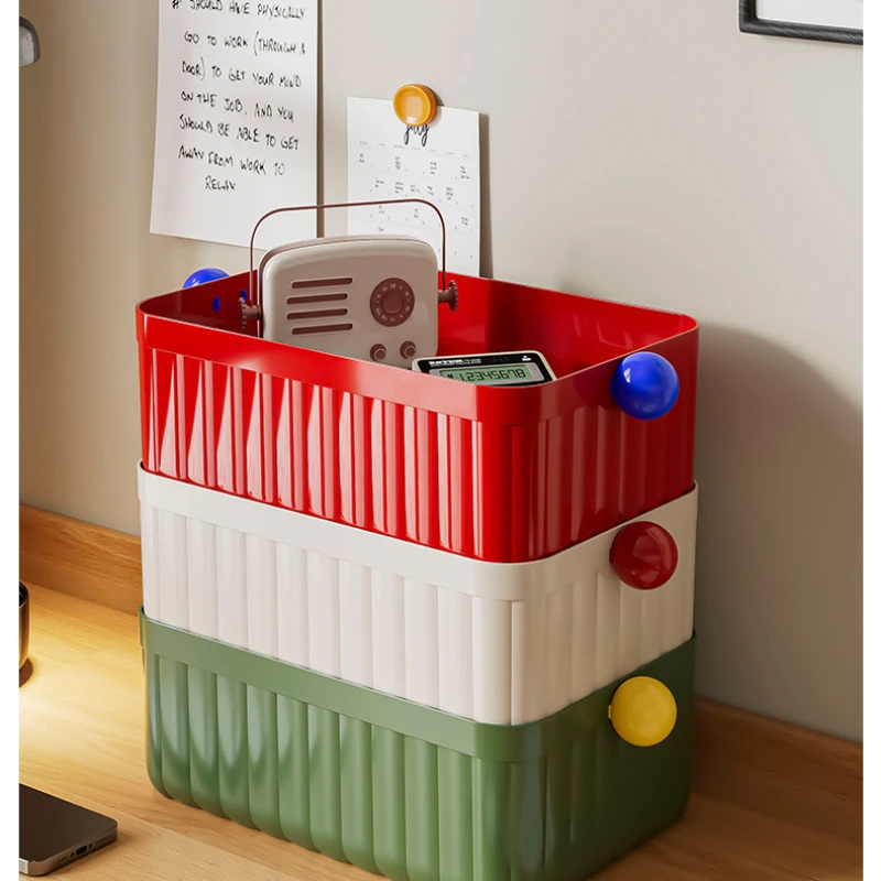 Dopamin-Aufbewahrungsbox für den Schreibtisch, niedliche Box, Snackkorb, Acryl, Schreibwaren, Kosmetik, verschiedene Sortierung, Aufbewahrungskorb