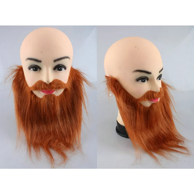 Halloween Prom Props Funny Fake Beard Man Funny Beard Wig Game Party Supplies Halloween Flannel Beard