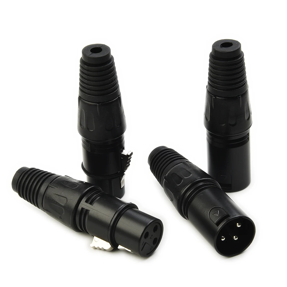 10Pair XLR DMX 3 Pin Male&Female MIC Snake Plug Audio Microphone Cable Connector Snake Plug Cable Connectors