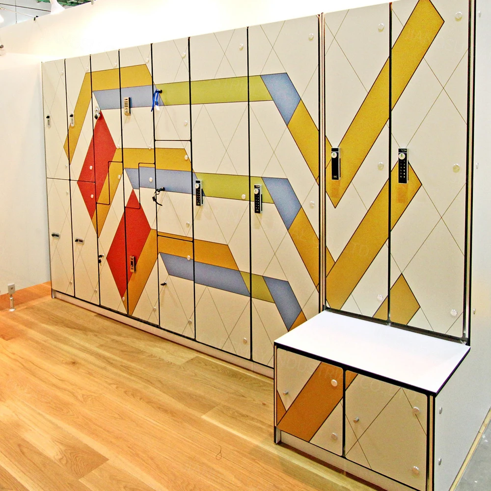 

Modular Fitness Lockers,Durable Modular Compact Laminate Storage Cabinets Custom Lockers For Gym School And Office Changing Room