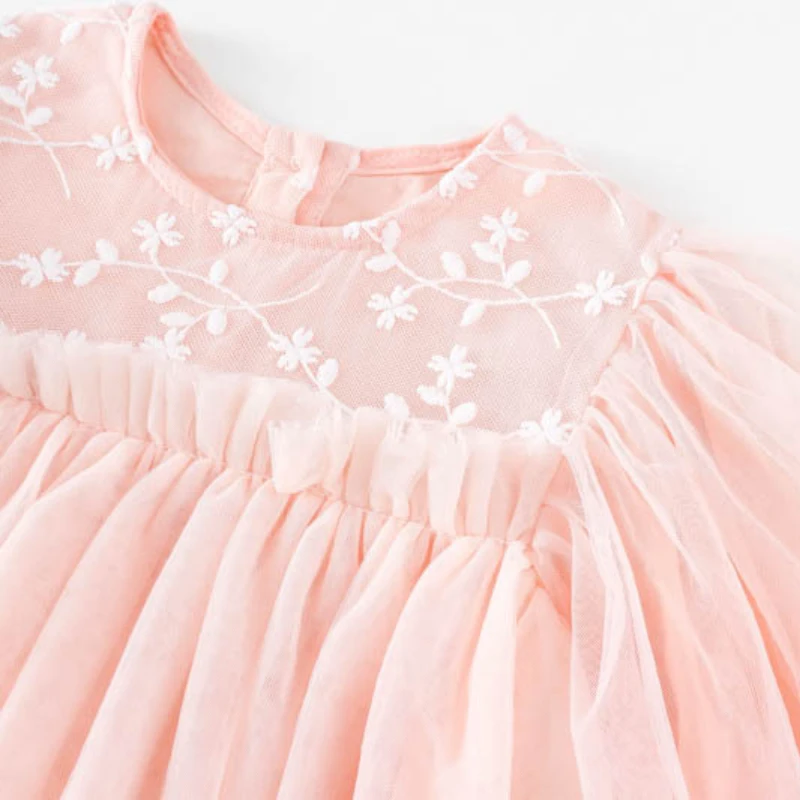HoneyCherry Mädchen Spitze Prinzessin Kleider Frühling Neue Mädchen Puffy Spitzenkleider Blumenmädchenkleider – Detail 30