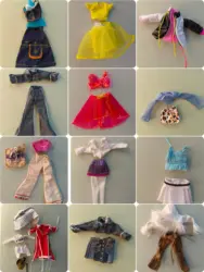 30cm Monstering High Doll for Bratzes NANANA doll Dressing Soft Casual Wear Handmade Clothes Outfit Doll Clothing Girl Toys