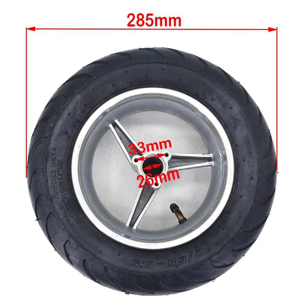 One Rims+Tyres 110-50 - 6.50 90-65-6.5 Rear Back Front Wheel + Road Tyre Tire 49cc Mini Pocket Rocket PIT Bike