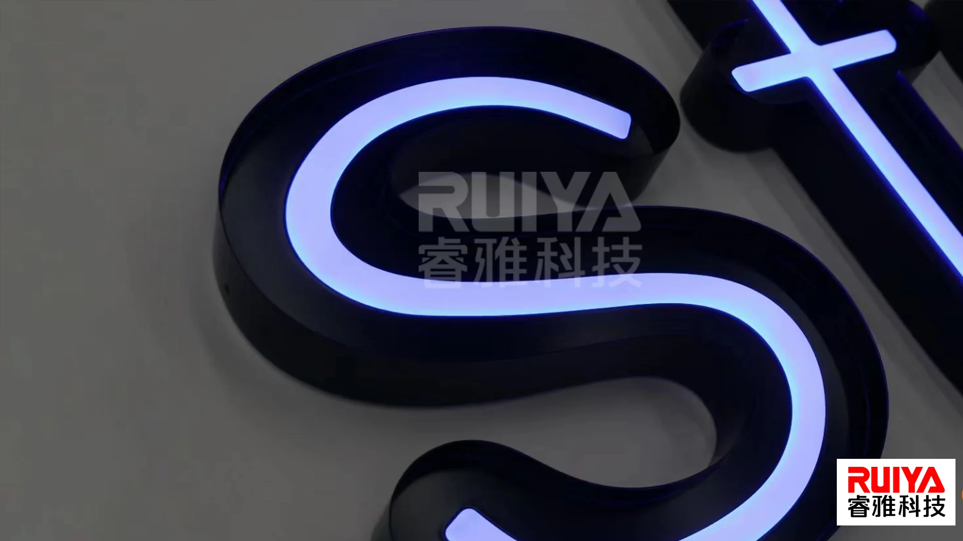 RGB painted acrylic imitation neon words shopping mall exhibition celebration bar restaurant creative door sign