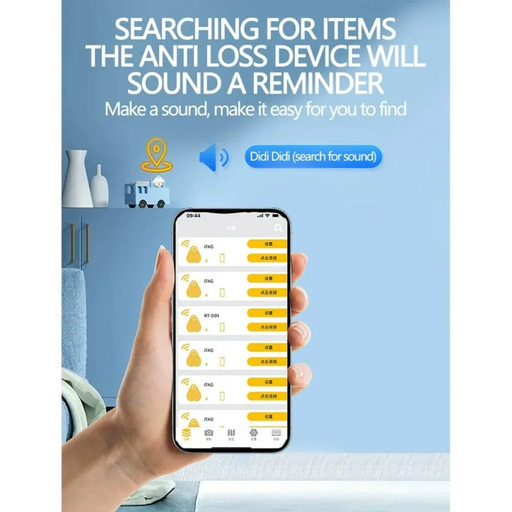 Tracker Bluetooth per dispositivo Anti-smarrimento portatile Android dispositivo chiave Anti-caduta intelligente posizionamento di ricerca 360day