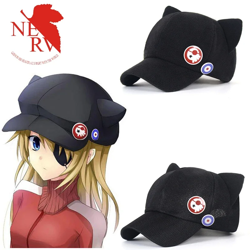 EVANGELION-gorra de béisbol Eva para hombre y mujer, gorro de algodón con estampado de dibujos animados, Snapback, Hip Hop, regalo de Navidad y