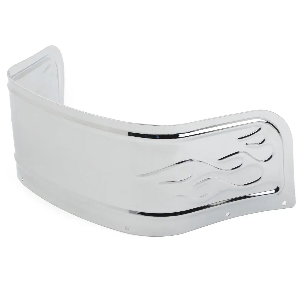 ل هارلي ديفيدسون بجولة إلكترا الإنزلاق سوفتيل 1980-2013 كروم/أسود دراجة نارية الجبهة الحاجز تقليم تنورة حماية الحرس #5