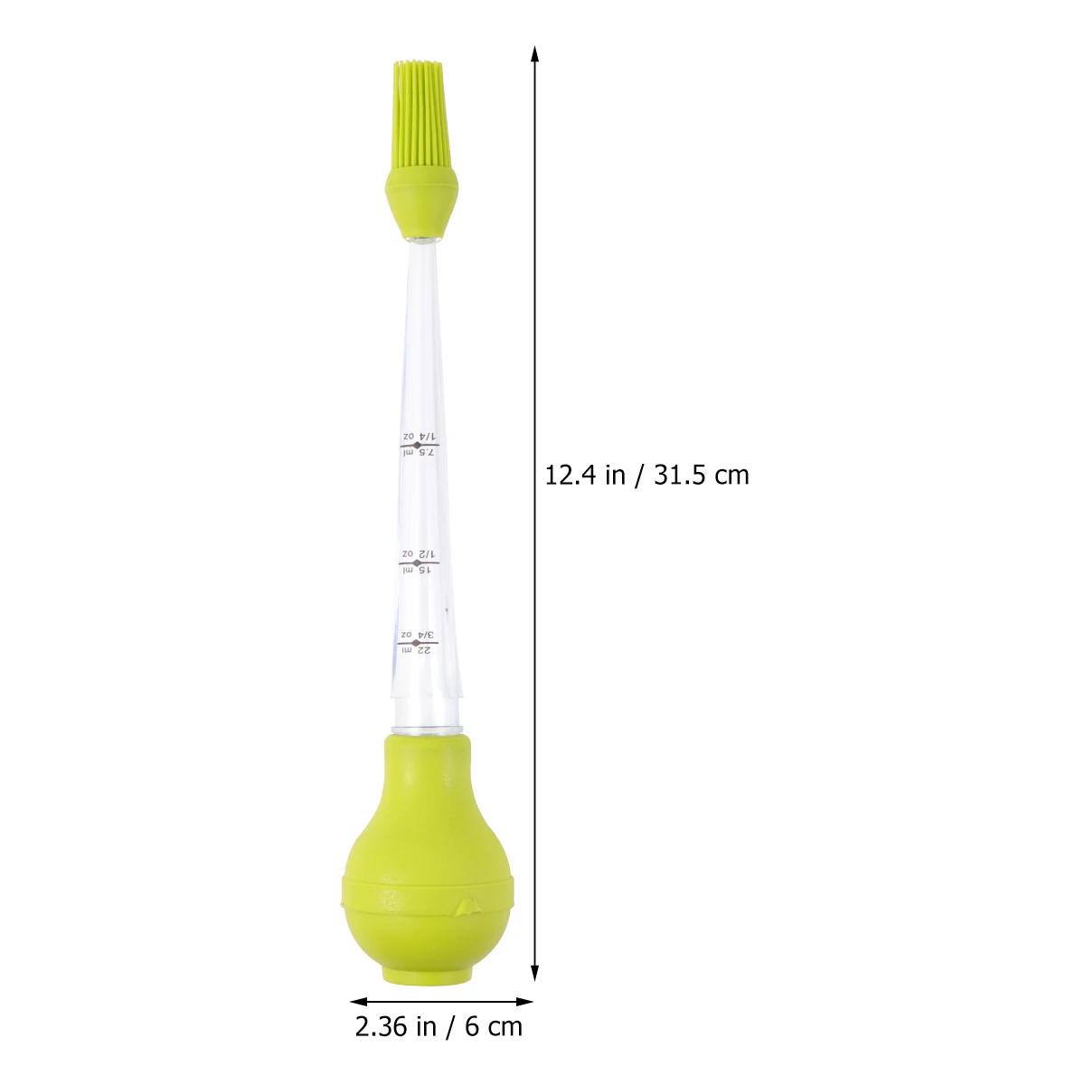 

Turkey Seasoning Pump Silicone Baster Kitchen Oil Dropper Drip Tube Barbecue Tool Meat Juices Collector Graduated Cylinder