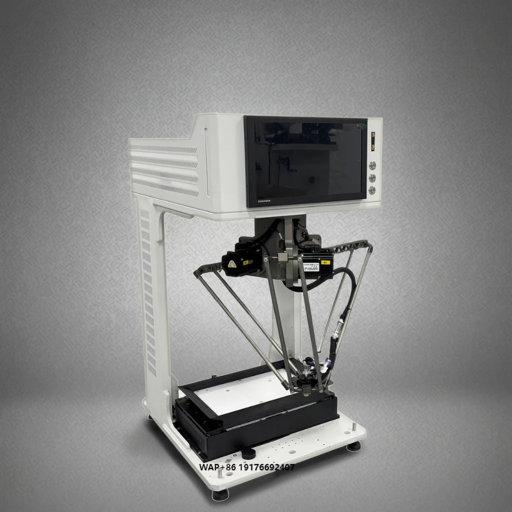 Durable and Efficient Automatic Pick and Place Machine Delta Parallel Robot with 3-Axis Arm for Multi Manufacturing Industry
