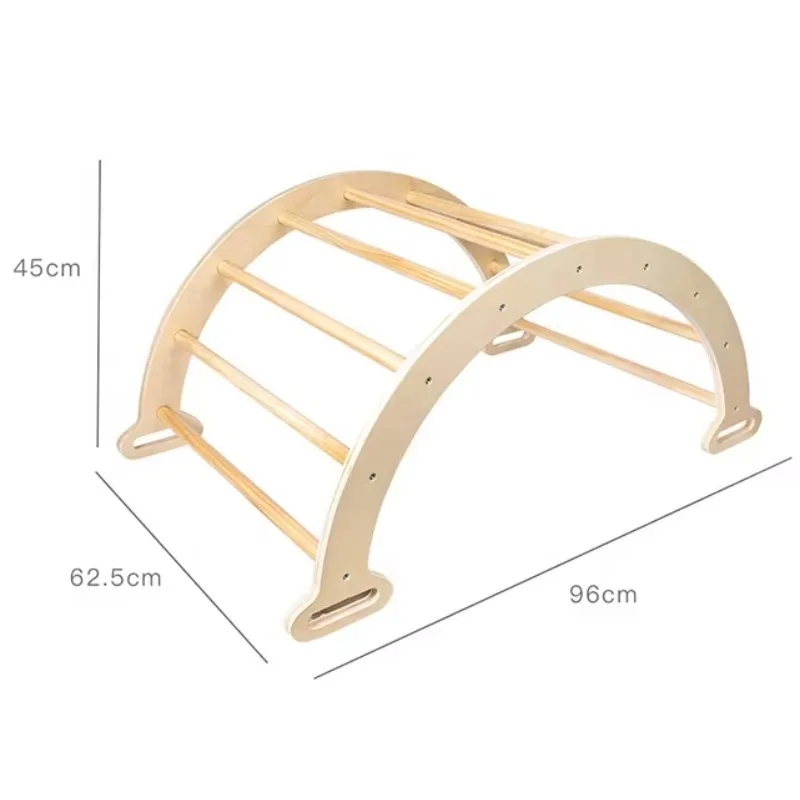 

Solid wood climbing arch-indoor fun climbing helps the development of sensory system Xiaowoniu