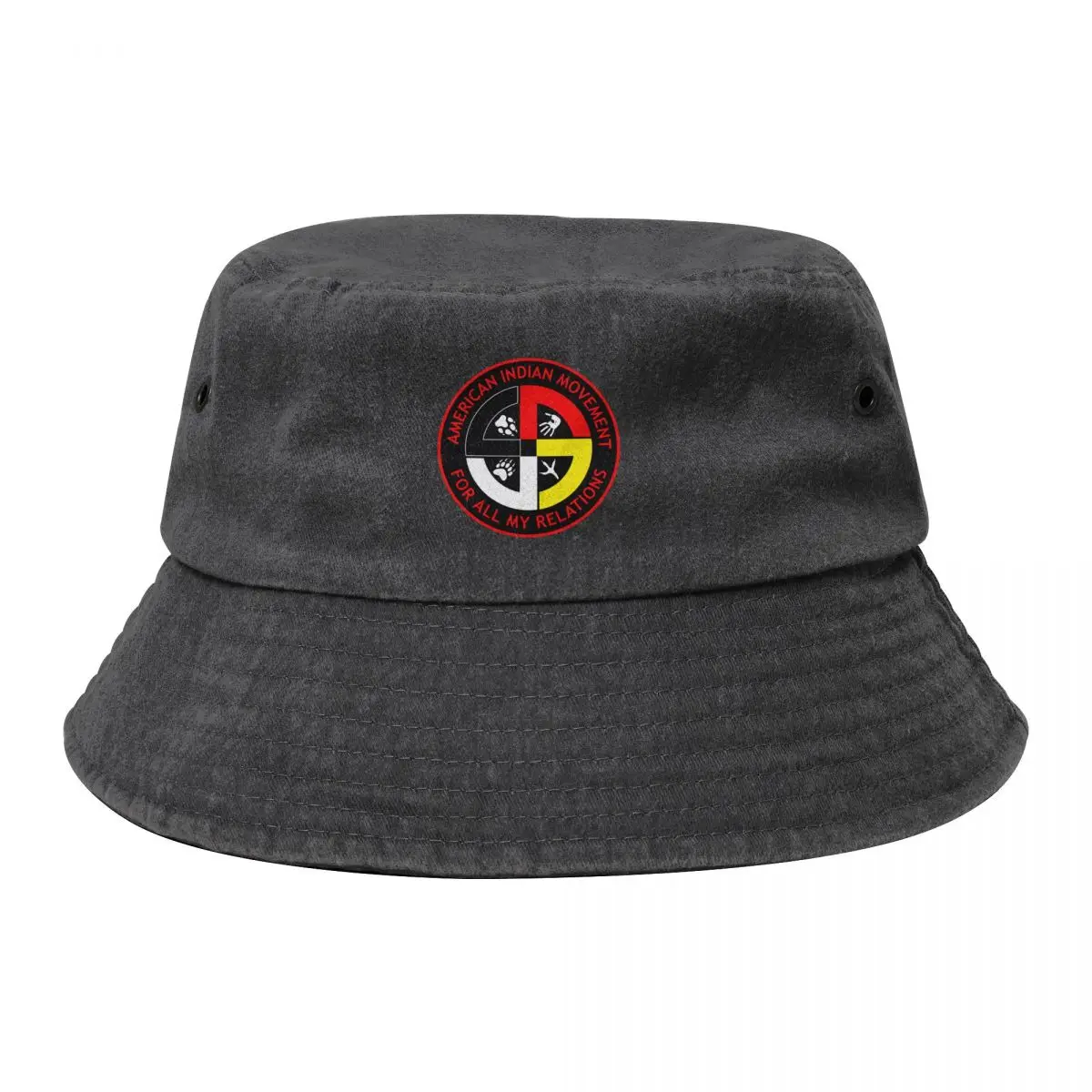 

A.I.M. 9 Bucket Hat birthday Sunscreen Beach Bag Caps Male Women's