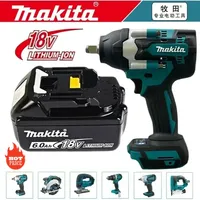 100%Makita 18V 6.0Ah Rechargeable Battery for Makita Power Tools with LED Li-ion Replacement LXT BL1860 BL1850 18v 9A 6000mAh