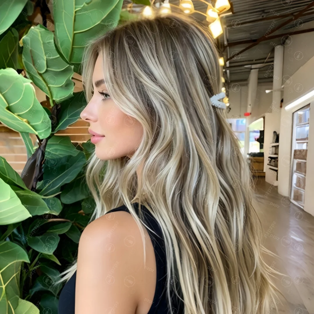 Long Natural Highlight Blond Wave Soft 24Inch Glueless Women HD Lace Front Wig Hair Pre Plucked Transparent Lace Hair Wig