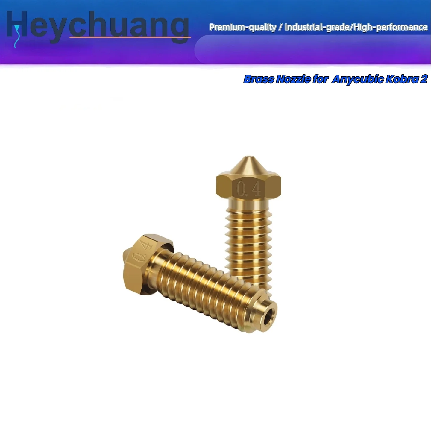 1pcs Replacement Brass Nozzle for Anycubic Kobra 2pro/max/plus 3D Printer Hotend