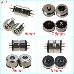 1P redondo 2A12V imán de alta corriente resorte de succión Pogo Pin conector macho y hembra sonda DC conector magnético de carga de energía